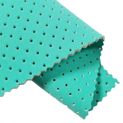 สีเขียว ECO Friendly Laminated Mesh SBR เนโอเพรนผ้าแผ่นเบา